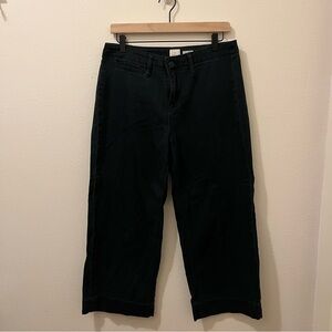 💚 Relaxed Fit Wide Leg Cropped Pants